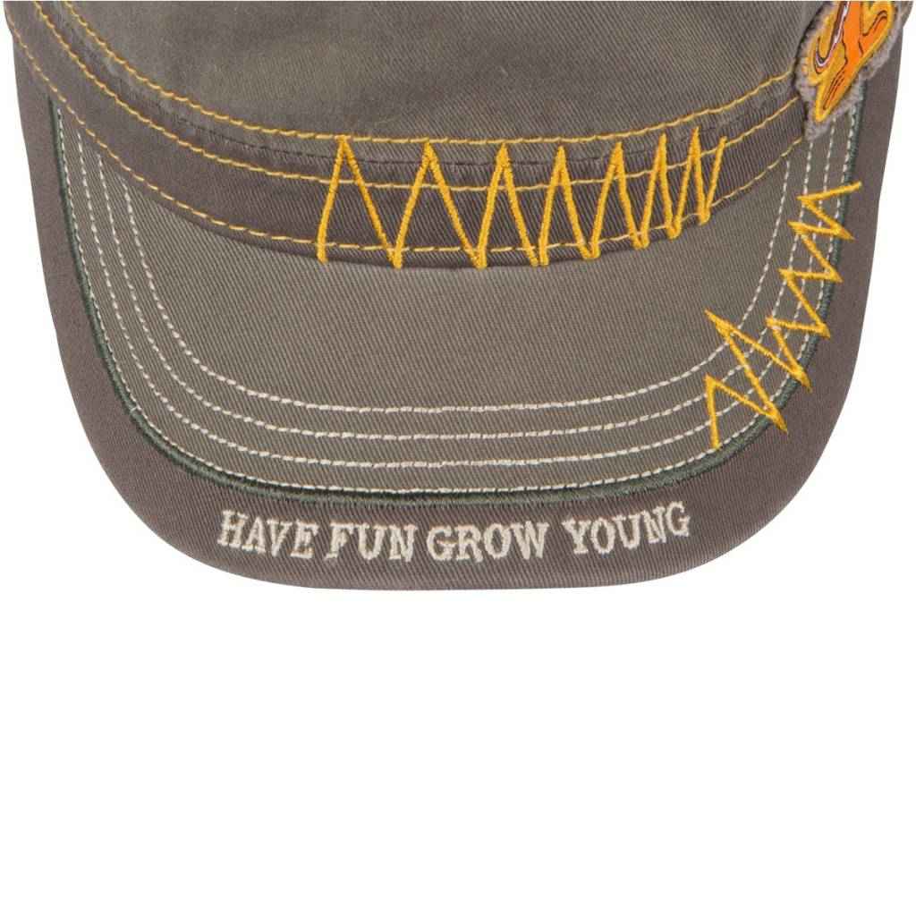 Cadet Hat Have Fun Grow Young - Olive