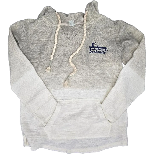 Women's Docktails Seashore dip-dye hoodie in heather beige