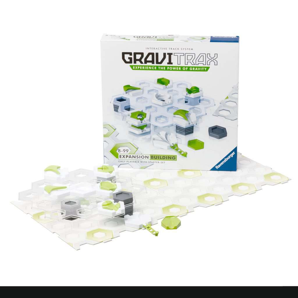 GraviTrax marble run expansion building